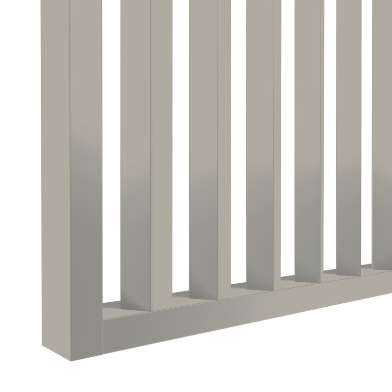 Slatted wall at an angle of 55° -...