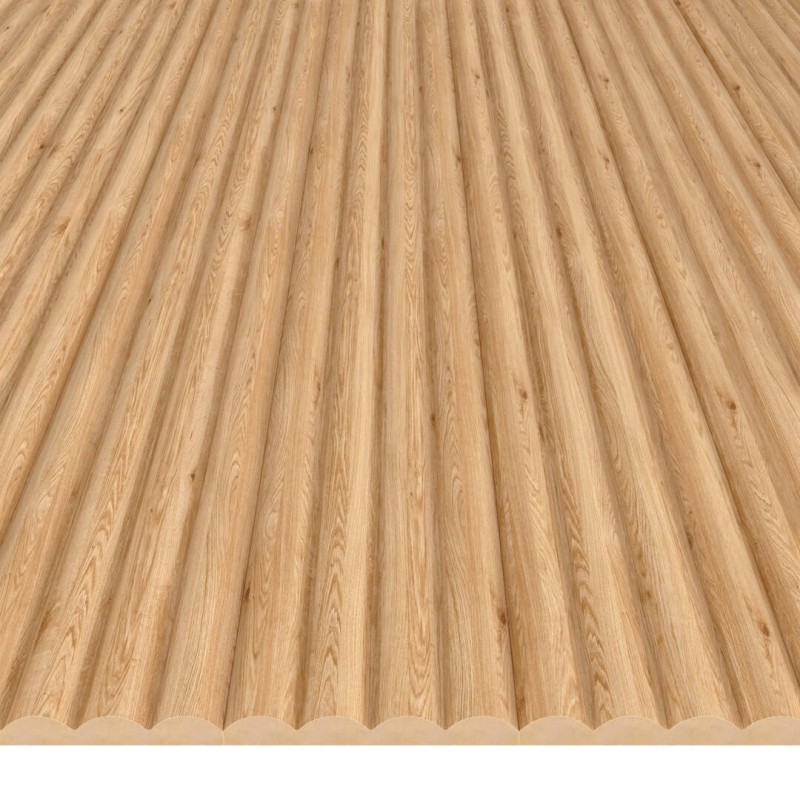 Panel ryflowany MDF MONTERO - Dąb...
