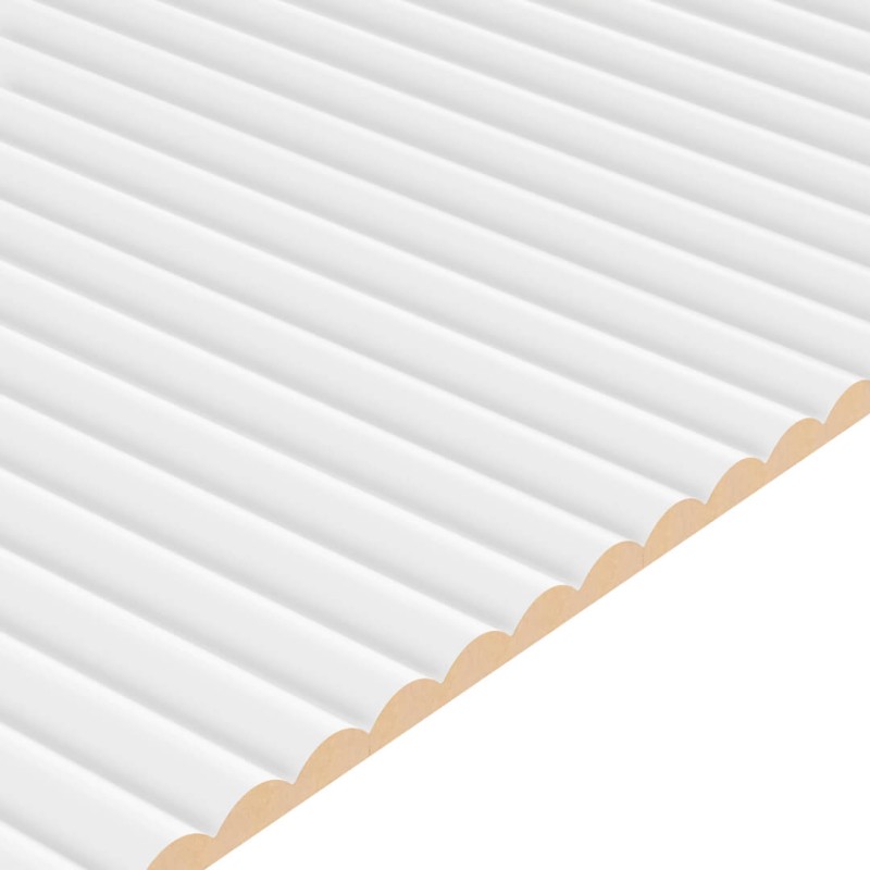Panel ryflowany MDF MONTERO - Biały
