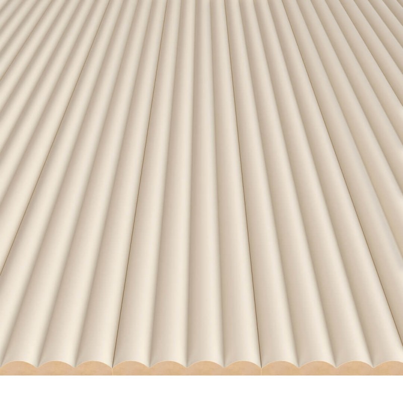 Panel ryflowany MDF MONTERO - Beż