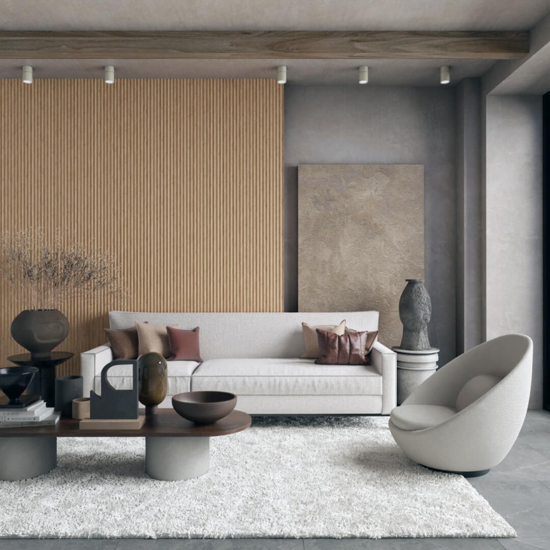 Panel ryflowany MDF LAGUNA - Dąb...