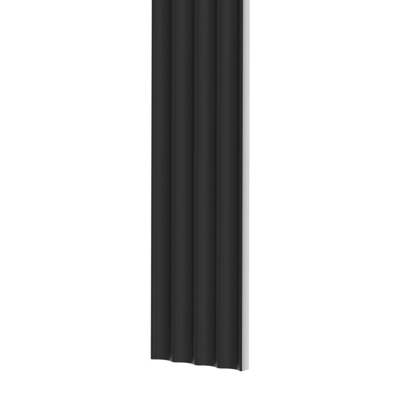 Panel ryflowany MDF LAGUNA - Czarny