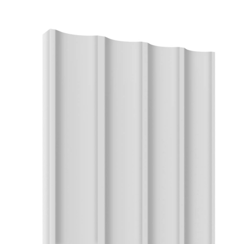 Panel ryflowany MDF LAGUNA - Biały