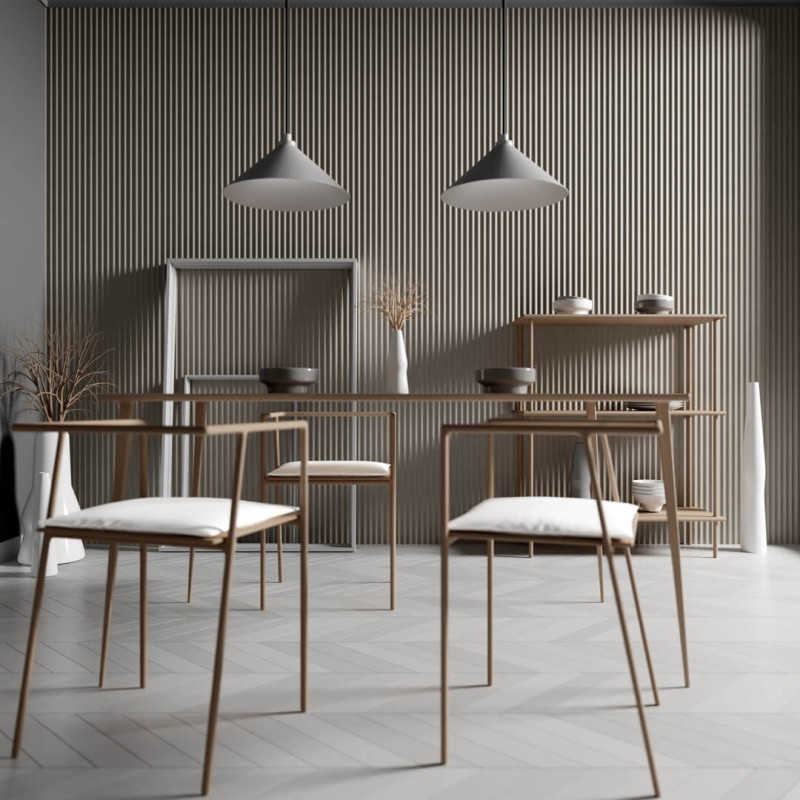Panel ryflowany MDF LAGUNA - Beż