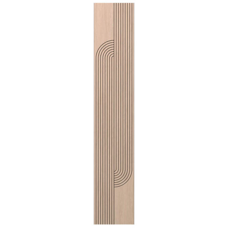 Wysoki panel fornirowany MDF VELUNO...
