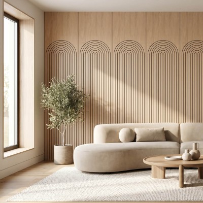 Wysoki panel frezowany MDF... 2