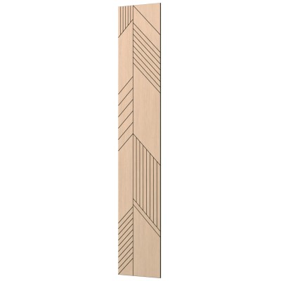 Wysoki panel frezowany MDF...