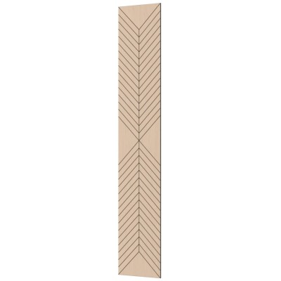 Wysoki panel frezowany MDF...