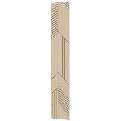 Wysoki panel frezowany MDF...