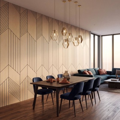Wysoki panel frezowany MDF... 2