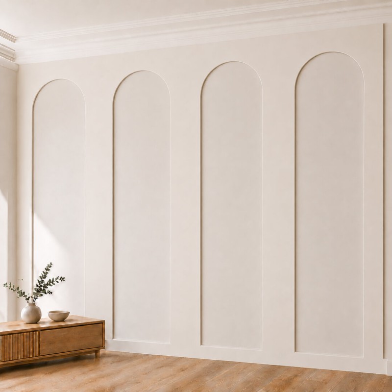 DIY English-Style Wainscoting Arch -...