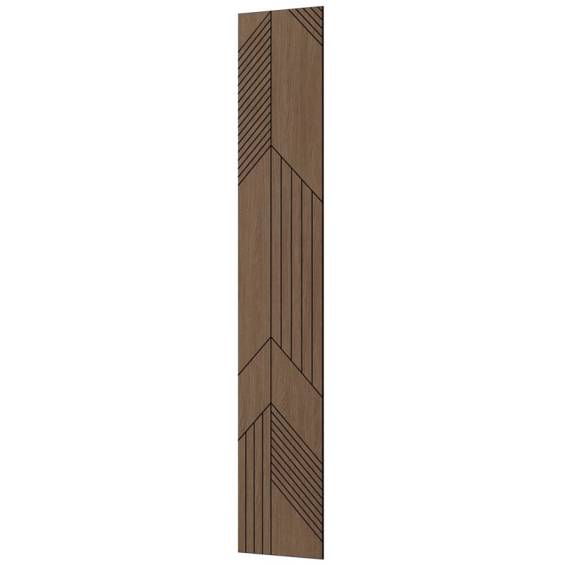 Wysoki panel frezowany MDF SAGITA -...