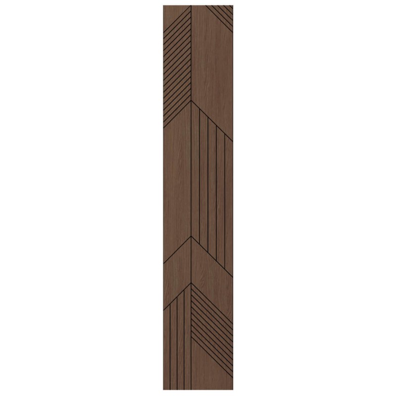 Wysoki panel frezowany MDF SAGITA -...