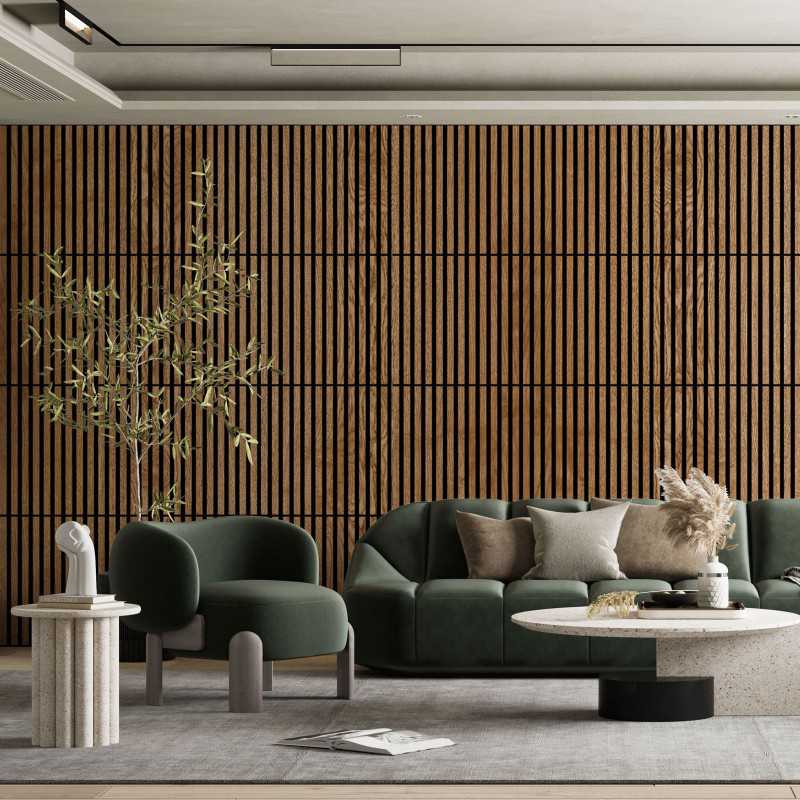 Panou acustic 3D pe fetru 60x60 -...