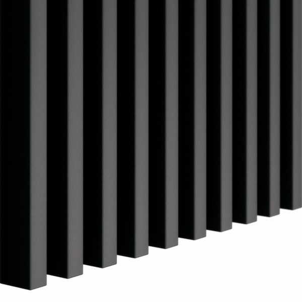 Czarne lamele wąskie 3cm x 1,6cm 3D